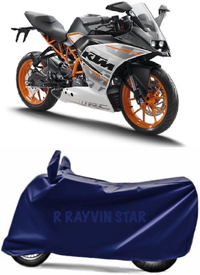 R Rayvin Star Two Wheeler Cover for KTM(RC 390, Blue)