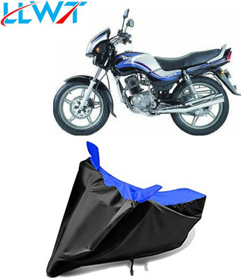 Mdstar Waterproof Two Wheeler Cover for TVS(Victor Edge, Black, Blue)
