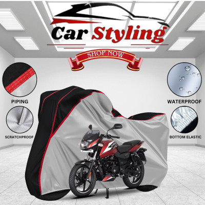 Car Styling Waterproof Two Wheeler Cover for Bajaj(Pulsar 150 DTS-i, Multicolor)