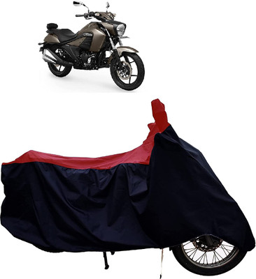 KEDIT Two Wheeler Cover for Suzuki(Intruder 250, Red, Black)