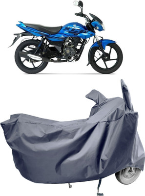 Amexride Two Wheeler Cover for Bajaj(XCD 125cc, Grey)