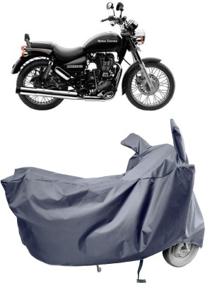 Amexride Two Wheeler Cover for Royal Enfield(Thunderbird 500, Grey)