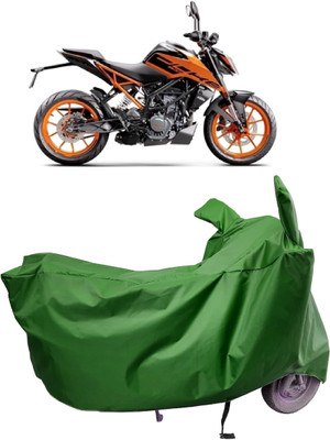 Amexride Two Wheeler Cover for KTM(200 Duke, Maroon)