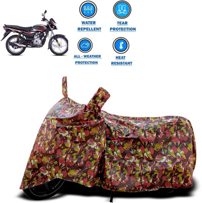 CODOKI Waterproof Two Wheeler Cover for Bajaj(Platina 100 DTS-i, Red)