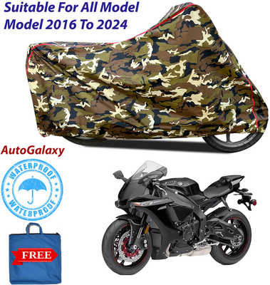 AutoGalaxy Waterproof Two Wheeler Cover for Hero(Passion Plus, Multicolor)