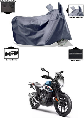 GOSHIV-car and bike accessories Waterproof Two Wheeler Cover for KTM(250 Duke BS6, Grey)