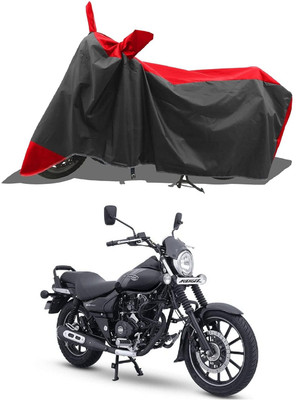 KEDIT Two Wheeler Cover for Bajaj(Avenger 180 Street, Red, Black)