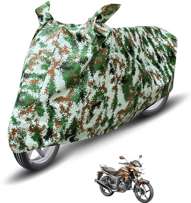 Auto Hub Waterproof Two Wheeler Cover for Hero(Hunk, Green)