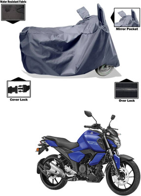 PAGORA Waterproof Two Wheeler Cover for Yamaha(FZ-X, Grey)
