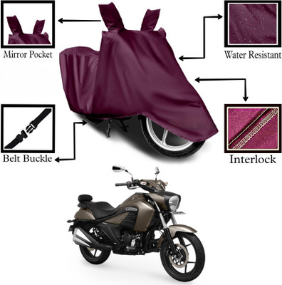 DeepShakshi AUTOMOTIVE Two Wheeler Cover for Suzuki(Intruder, Maroon)