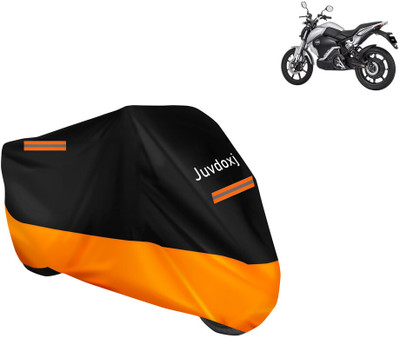 Juvdoxj Waterproof Two Wheeler Cover for Revolt(RV Cafe Racer BS6, Orange)