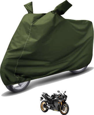 MOCKHE Waterproof Two Wheeler Cover for Yamaha(YZF R1, Green)