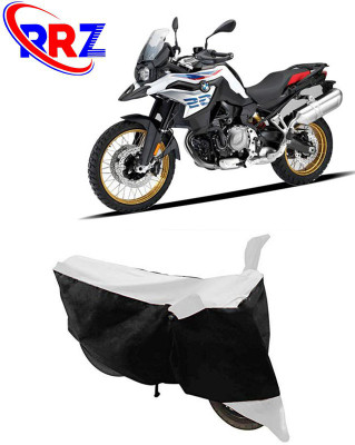 RRZ Waterproof Two Wheeler Cover for BMW(F 850 GS, Black, White)
