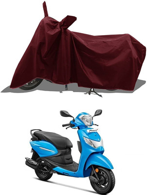 KEDIT Two Wheeler Cover for Hero(Pleasure, Maroon)