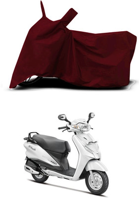 VESMEI Two Wheeler Cover for Hero(Duet LX 110CC, Red)