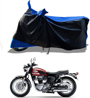 DeepShakshi AUTOMOTIVE Waterproof Two Wheeler Cover for Kawasaki(W800, Blue)