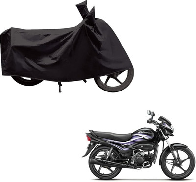 KANISHA ENTERPRISES Waterproof Two Wheeler Cover for Hero(Super Splendor, Black)