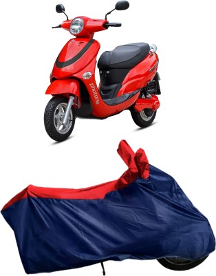 Autofly Waterproof Two Wheeler Cover for Hero(Electric Photon, Blue, Red)