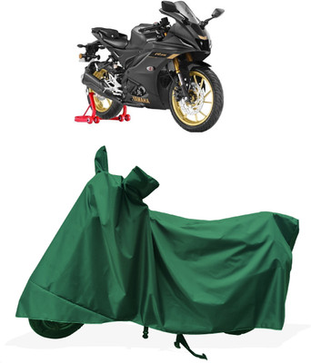 Tricway Two Wheeler Cover for Yamaha(YZF-R15 V2, Green)