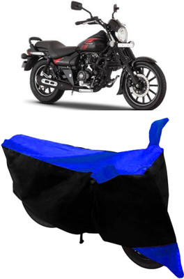 Varnwal E Commerce Waterproof Two Wheeler Cover for Bajaj(Avenger, Blue, Black)