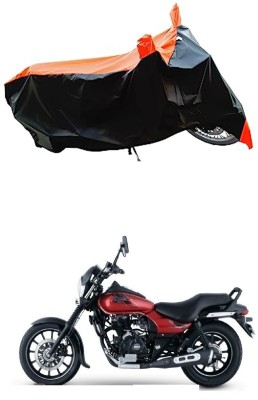 VESMEI Two Wheeler Cover for Bajaj(Avenger Cruise 220 BS6, Orange)