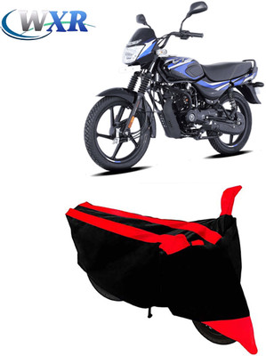 WXR Waterproof Two Wheeler Cover for Bajaj(CT110, Black, Red)