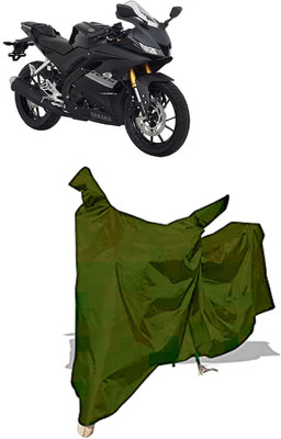 Amexride Two Wheeler Cover for Yamaha(YZF R15 V3, Green)