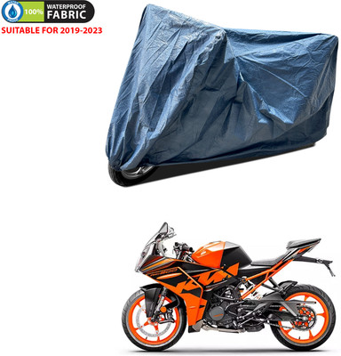 PAGORA Waterproof Two Wheeler Cover for KTM(RC 200 BS6, Blue)