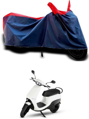 SK AUTO Waterproof Two Wheeler Cover for Ola(Scooty, Red, Blue)