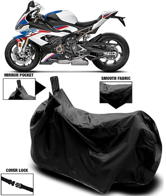 MMSSTAR Waterproof Two Wheeler Cover for BMW(S1000RR, Black)