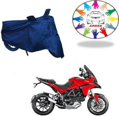 DeepShakshi AUTOMOTIVE Waterproof Two Wheeler Cover for Ducati(Multistrada, Blue)