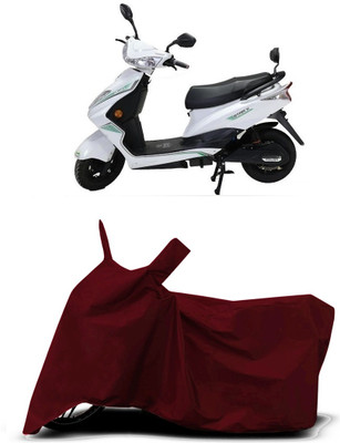 VESMEI Two Wheeler Cover for Hero(Motocorp Electric Atria, Red)