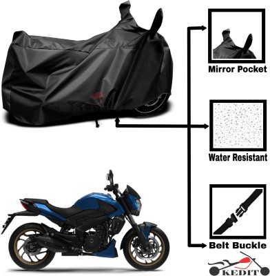 KEDIT Two Wheeler Cover for Bajaj(Dominar 400, Black)