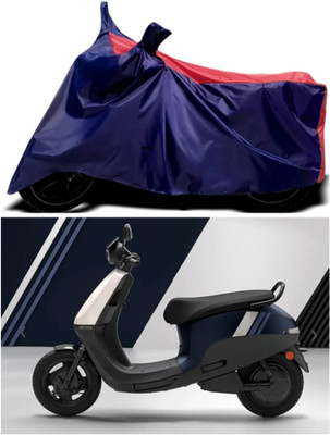 RAQTRO Waterproof Two Wheeler Cover for Ola(Scooty, Red, Blue)