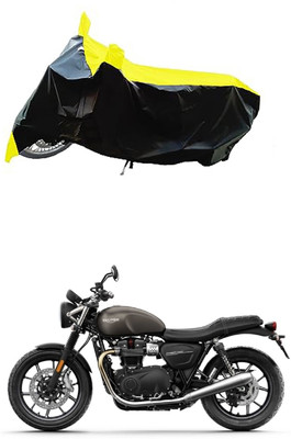 VESMEI Two Wheeler Cover for Triumph(Street Twin BS6, Yellow)