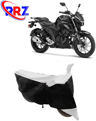 RRZ Waterproof Two Wheeler Cover for Yamaha(FZ25, Black, White)