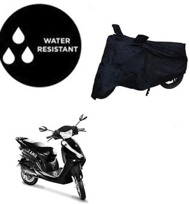 MMSSTAR Waterproof Two Wheeler Cover for Lohia(Oma Star, Black)