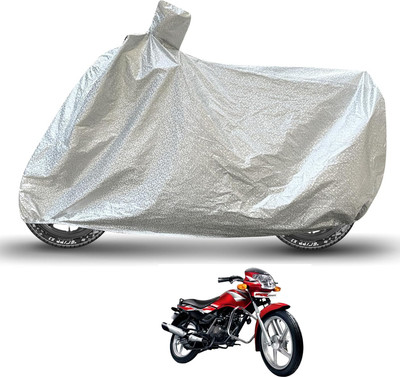 Caronix Waterproof Two Wheeler Cover for TVS(Star Sport, Silver)