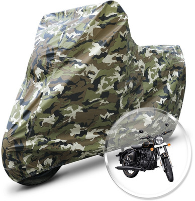 Neodrift Two Wheeler Cover for Royal Enfield(Classic 500, Green)