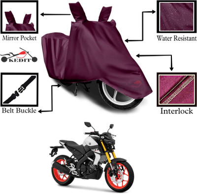 AASHTIK MART Two Wheeler Cover for Yamaha(MT 15 New, Maroon)