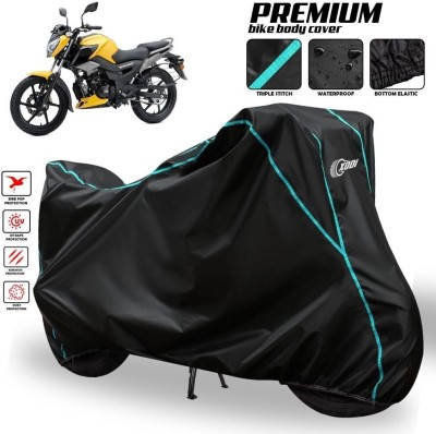 xodi Waterproof Two Wheeler Cover for TVS(Raider, Black, Blue, Multicolor)