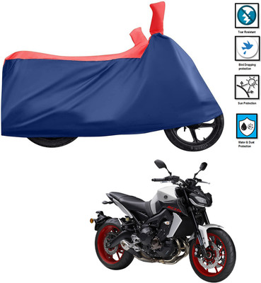 PAGORA Waterproof Two Wheeler Cover for Yamaha(MT 9, Red)