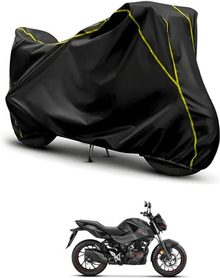 PAGORA Waterproof Two Wheeler Cover for Hero(CBZ Extreme, Black, Black)