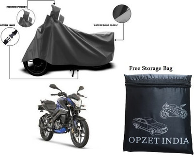 OPZET INDIA Waterproof Two Wheeler Cover for Bajaj(Pulsar SS400 BS6, Grey)
