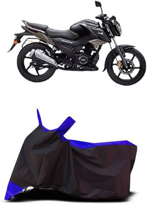RAAMKM Waterproof Two Wheeler Cover for TVS(Raider, Black, Blue)