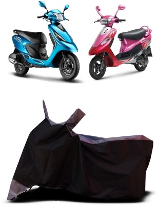 VESMEI Two Wheeler Cover for TVS(Scooty Pep Plus BS6, Grey)