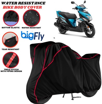 Big fly Two Wheeler Cover for Yamaha(RayZR 125, Black, Red)