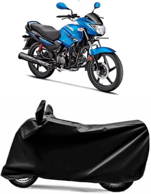 V VINTON Two Wheeler Cover for Hero(Glamour FI, Black)