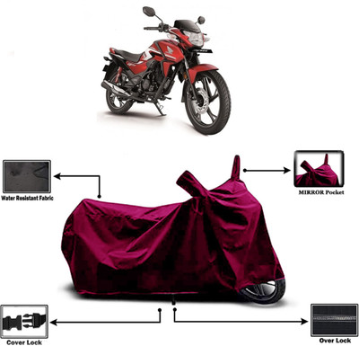 Amexride Two Wheeler Cover for Honda(SP125, Maroon)