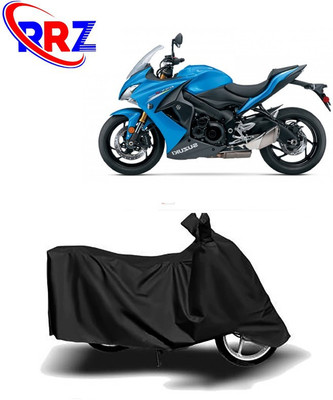 RRZ Waterproof Two Wheeler Cover for Suzuki(GSX S1000F, Black)